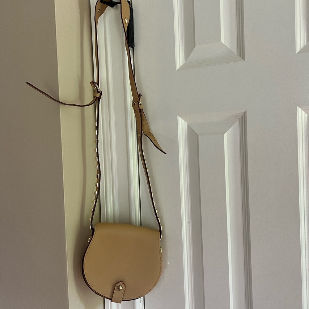 Tan Leather Crossbody Bag
